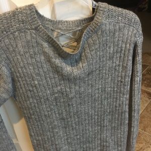 Gray sweater
